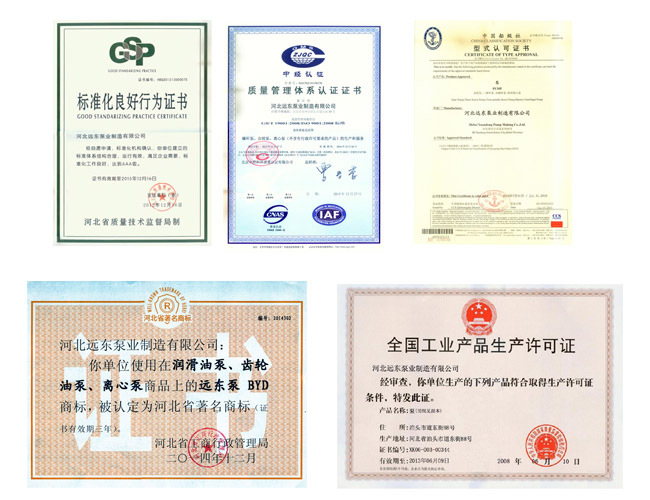 齒輪泵廠家資質(zhì) 齒輪泵廠家資質(zhì)