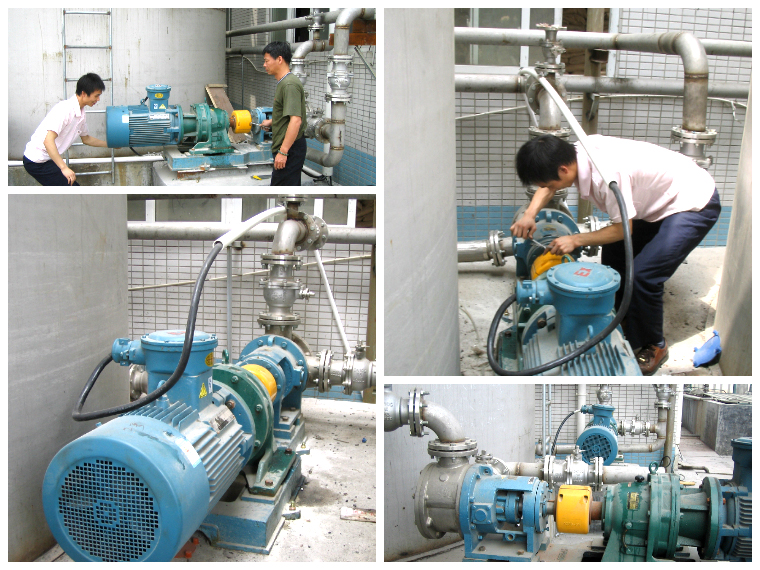 高粘度樹脂泵用戶現(xiàn)場