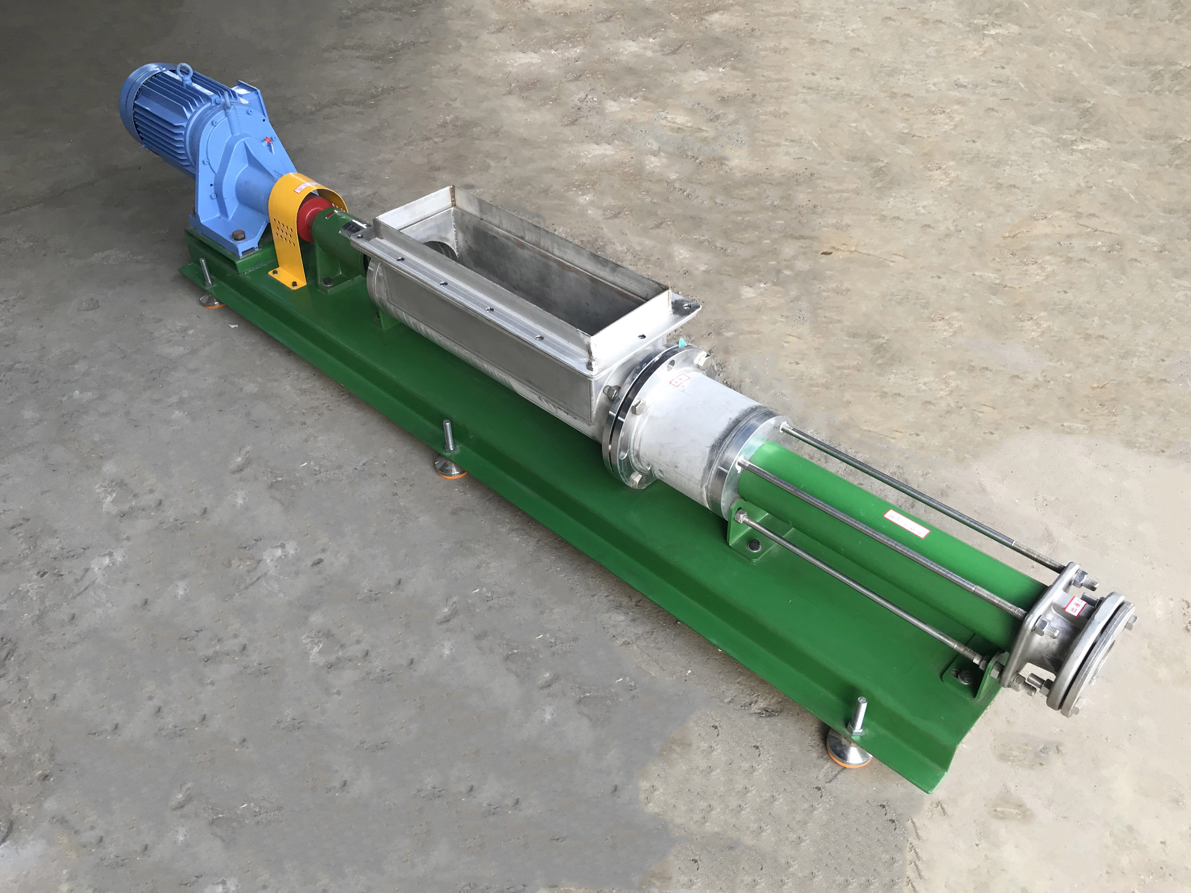 臥螺沉降式離心機污泥輸送泵選擇單螺桿泵 臥螺沉降式離心機污泥輸送泵選擇單螺桿泵