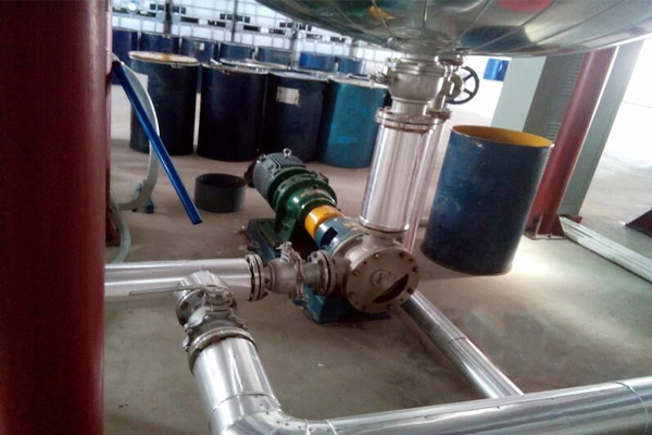 江蘇南通新材料有限公司簽訂遠(yuǎn)東NYP高粘度泵輸送石蠟油