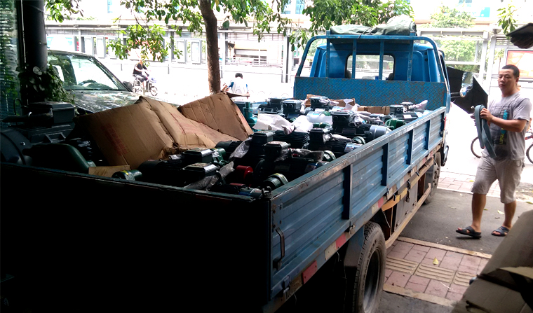 精聯(lián)潤滑油廠訂購遠(yuǎn)東KCB-300高溫齒輪油泵35臺順利交貨用戶使用