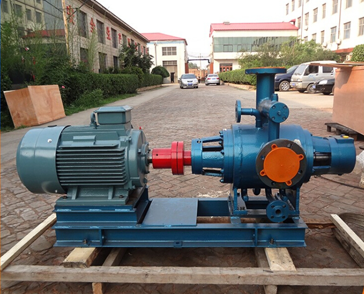 W4.1ZK保溫夾套雙螺桿泵2臺生產(chǎn)完畢整機(jī)發(fā)貨